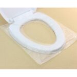 ⁦غطاء قاعدة التواليت الأكياس 50 قطع لإستخدام الحمام بأمان⁩ - الصورة ⁦2⁩