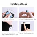 ⁦غطاء كاميرا 3 قطع لأجهزة اللابتوب والتابلت والموبايلات للخصوصية والأمان⁩ - الصورة ⁦7⁩