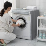 غطاء للغسالة الأتوماتيك الأمامية قابل للغسيل ومقاوم للماء بأشكال مختلفة - الصورة 6