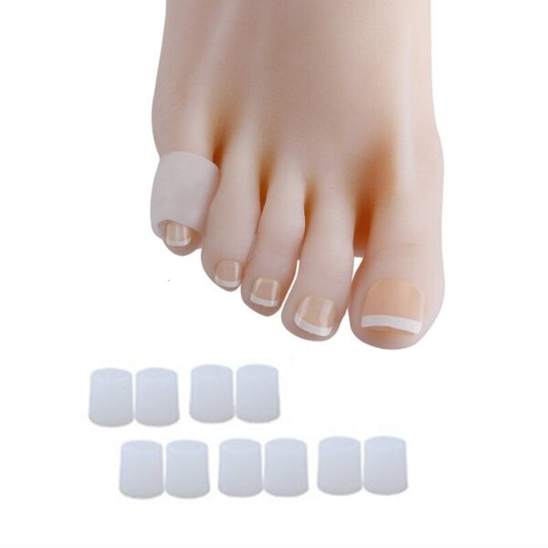 فاصل اصابع سيليكون 10 قطع