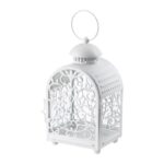 ⁦فانوس بيت ورد زجاج ومعدن بالوان مختلفة للاحتفال برمضان⁩ - الصورة ⁦6⁩