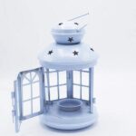 ⁦فانوس شمعة زجاج ومعدن بالوان مختلفة لاجواء رمضانية مبهجة⁩ - الصورة ⁦5⁩