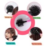 ⁦فرشاة سشوار دائرية لتصفيف الشعر بمقبض مريح⁩ - الصورة ⁦2⁩