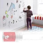 ⁦فرشة رول لإصلاح دهان الحوائط وإزالة الخدوش وكتابات الأطفال والرسومات سريع الجفاف⁩ - الصورة ⁦10⁩