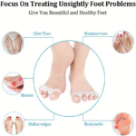 ⁦فواصل أصابع قدم سيليكون لتصحيح الشكل والمساعدة علي منع القرح والإصابات أثناء ارتداء أحذية الكعب العالي⁩ - الصورة ⁦5⁩