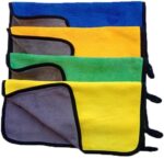 ⁦فوطه امتصاص سوائل مايكروفايبر طبقتين ٢ لون وش وضهر وعلاقه⁩ - الصورة ⁦2⁩