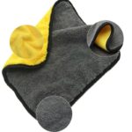 ⁦فوطه امتصاص سوائل مايكروفايبر طبقتين ٢ لون وش وضهر وعلاقه⁩ - الصورة ⁦4⁩