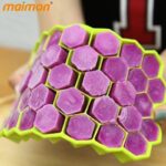 ⁦قالب ثلج سليكون خلية نحل لعمل المشروبات المنعشة مغ غطاء⁩ - الصورة ⁦5⁩