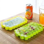 ⁦قالب ثلج سليكون خلية نحل لعمل المشروبات المنعشة مغ غطاء⁩ - الصورة ⁦8⁩