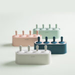 ⁦قالب صنع ايس كريم صحي من الفواكه 4 قطع سيليكون⁩ - الصورة ⁦3⁩