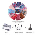 ⁦قربة مياه كهربائية لتدفئة البطن والظهر بحزام فرو ناعم باشكال مختلفة⁩ - الصورة ⁦3⁩