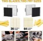 ⁦قطاعة بطاطس يدوية بمقاسين مختلفين استانليس ستيل غير قابل للصدأ⁩ - الصورة ⁦6⁩