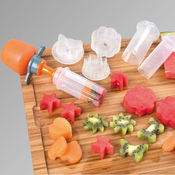 قطاعة فواكة وخضروات بأشكال مختلفة لتقديم طعام بشكل جميل وتزين الحلويات