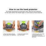 ⁦قطاعة ومبشرة للخضروات والفواكه والجبن 22 قطعة مع صفاية وعلبة عملية وسهلة الاستخدام بيد⁩ - الصورة ⁦11⁩