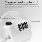 ⁦قفل أمان برقم سري لغلق الثلاجة والخزائن والدواليب والأدراج بلزق دبل فيس قوي⁩ - الصورة ⁦8⁩