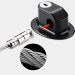 ⁦قفل أمان بمفتاح لغلق الثلاجة والخزائن والدواليب والأدراج بلزق دبل فيس قوي⁩ - الصورة ⁦4⁩