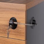 ⁦قفل أمان بمفتاح لغلق الثلاجة والخزائن والدواليب والأدراج بلزق دبل فيس قوي⁩ - الصورة ⁦7⁩