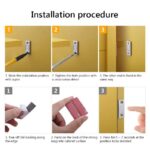 ⁦قفل أمان مغناطيسي للدرف والأبواب والأدراج والشبابيك معدن⁩ - الصورة ⁦4⁩