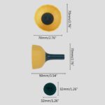 ⁦قمع مع مصفاه للزيوت والسوائل من السيليكون قابل للطي⁩ - الصورة ⁦6⁩