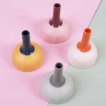 ⁦قمع مع مصفاه للزيوت والسوائل من السيليكون قابل للطي⁩ - الصورة ⁦7⁩