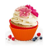 ⁦قوالب كب كيك سيليكون غير لاصق 12 قطعة الوان مختلفة⁩ - الصورة ⁦7⁩