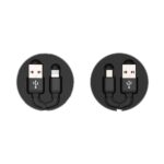 ⁦كابل شحن يو اس بي سريع مايكرو للاندرويد ببوكس للحفاظ عليه محمول للسفر والخروج⁩ - الصورة ⁦4⁩