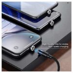 ⁦كابل يو اس بي مغناطيسي عملي سريع الشحن ونقل البيانات للايفون لحماية الهاتف والكابل⁩ - الصورة ⁦8⁩