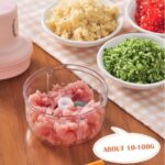 ⁦كبة التقطيع والفرم القوية بالشحن لفرم الثوم والبصل⁩ - الصورة ⁦5⁩