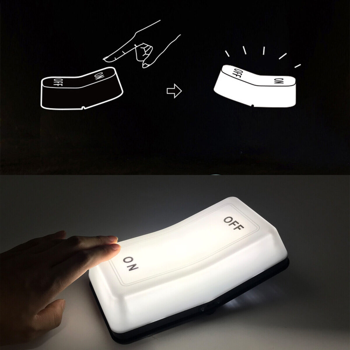 ⁦كشاف شكل مفتاح بدرجتين اضاءة يتم التغير بينهم حسب الرغبة للمنزل والمكتب بوصلة يو اس بي⁩ - الصورة ⁦11⁩