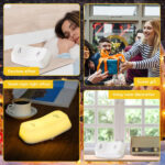 ⁦كشاف شكل مفتاح بدرجتين اضاءة يتم التغير بينهم حسب الرغبة للمنزل والمكتب بوصلة يو اس بي⁩ - الصورة ⁦7⁩