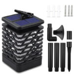 ⁦كشاف ضوء اللهب يعمل بالطاقة الشمسية وتربروف للتعليق او التثبيت علي الارض⁩ - الصورة ⁦8⁩