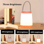 ⁦كشاف ليد 3 درجات اضاءة مختلفة محمول لسهولة نقله من مكان لاخر يعمل بالشحن⁩ - الصورة ⁦4⁩