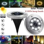 ⁦كشاف ليد أرضي بالطاقة الشمسية للحدائق والممرات 4 قطع⁩ - الصورة ⁦5⁩