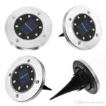 ⁦كشاف ليد أرضي بالطاقة الشمسية للحدائق والممرات 4 قطع⁩ - الصورة ⁦8⁩