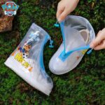 ⁦كفر حذاء أطفال ووتربروف بمقاسات مختلفة للحماية من مياه الأمطار والأتساخ مانع للتزحلق من السيليكون بنعل كوتش⁩ - الصورة ⁦7⁩