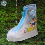 ⁦كفر حذاء أطفال ووتربروف بمقاسات مختلفة للحماية من مياه الأمطار والأتساخ مانع للتزحلق من السيليكون بنعل كوتش⁩ - الصورة ⁦8⁩