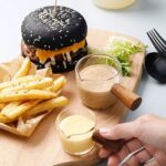 ⁦كوب زجاج يد خشب 75ملي لحليب القهوة وتقديم الصوصات والعسل علي السفرة ‏⁩ - الصورة ⁦3⁩