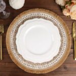 ⁦كوستر خوص دائري للاطباق والحلل للسفرة والمطبخ مختلفة 37 سم⁩ - الصورة ⁦3⁩