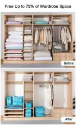 ⁦كيس تخزين الملابس والمفروشات فاكيوم شفط هواء ومعطر⁩ - الصورة ⁦6⁩