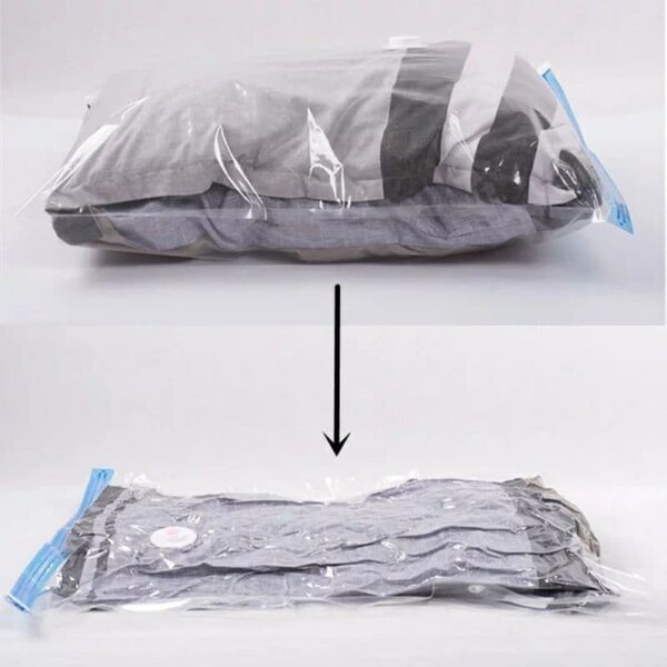 كيس تخزين الملابس والمفروشات فاكيوم شفط هواء ومعطر