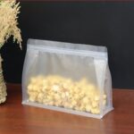 ⁦كيس تخزين شفاف محكم الغلق للبقوليات والخضروات والمكسرات قابل للغسيل لإعادة الأستخدام⁩ - الصورة ⁦10⁩