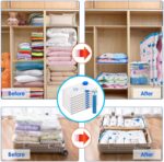 ⁦كيس فاكيوم لتخزين الملابس والمفروشات لتوفير مساحه تصل الي 75 % ويحافظ علي المحتويات من الاتربة⁩ - الصورة ⁦4⁩