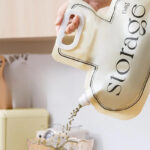 كيس لحفظ وتخزين البقوليات كالأرز والمكرونة والكورن فليكس بغطاء محكم الغلق قابل للغسيل لإعادة الأستخدام بيد