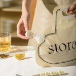 ⁦كيس لحفظ وتخزين البقوليات كالأرز والمكرونة والكورن فليكس بغطاء محكم الغلق قابل للغسيل لإعادة الأستخدام بيد⁩ - الصورة ⁦4⁩