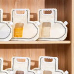 ⁦كيس لحفظ وتخزين البقوليات كالأرز والمكرونة والكورن فليكس بغطاء محكم الغلق قابل للغسيل لإعادة الأستخدام بيد⁩ - الصورة ⁦8⁩