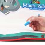 ⁦لعبة 2 في 1 لوحة الرسم المائية السحرية وليدو للاطفال ومشاركة الكبار معهم والاستمتاع بالوقت⁩ - الصورة ⁦2⁩