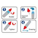 ⁦لعبة 2 في 1 لوحة الرسم المائية السحرية وليدو للاطفال ومشاركة الكبار معهم والاستمتاع بالوقت⁩ - الصورة ⁦5⁩
