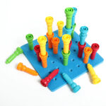 ⁦لعبة لوح بناء الأبراج لتنمية مهارات الأطفال والكبار⁩ - الصورة ⁦2⁩