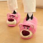 لكلوك الدب لوتسو فرو باللون البينك لتدفئة الرجل والتغلب علي برد الشتاء