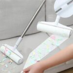 لمامة رول لإزالة الوبر وشعر الحيوانات من الملابس والمفروشات والسجاد بيد معدن